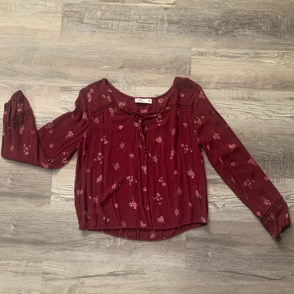 Hollister Long Sleeve Blouse